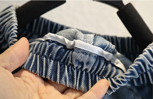 Abito Casual estivo a righe stile occidentale manica corta per bambini <span class=keywords><strong>1</strong></span>-5 anni con motivo a cartone animato - Product Image 5