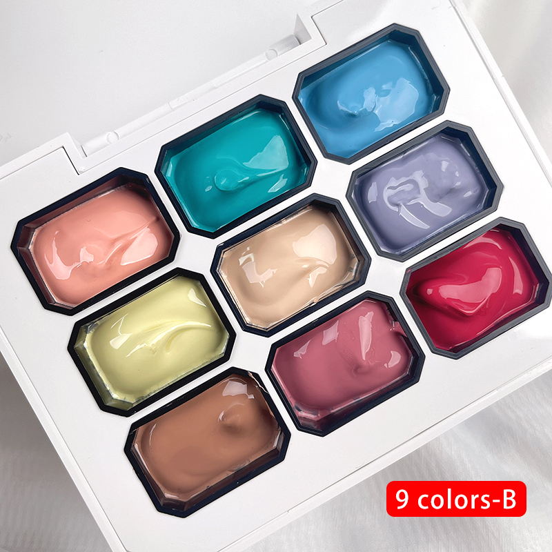 Nine-color clap glue [b]