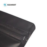 Sac plastique à fermeture éclair inodore, sac d'emballage de qualité alimentaire, résistant aux mauvaises odeurs, en PE, 3.5 noir, 1/8OZ, refermable, offre spéciale