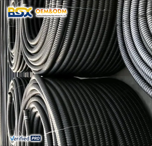 Selang fleksibel bergelombang Pvc kualitas tinggi OEM 2025 selang plastik kateter tahan api pipa bergelombang selang komposit - Product Image 5