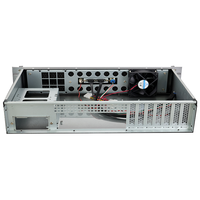 Châssis de serveur industriel en aluminium 2U à corps court Nouveau design Stock monté en rack Accessoire informatique industriel