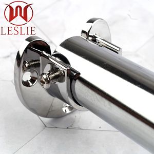 Soporte de Riel para Ropa de Aleación de Zinc Leslie, Asa Redonda Ovalada, Montaje en Pared, Herraje para Armario, para Tubos de 16, 19, 25 y 32 mm - Product Image 5