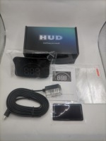 M8 voiture HUD affichage tête haute OBD compteur de vitesse projecteur de pare-brise avertissement de survitesse intelligent numérique température de l'eau tension compteur de vitesse