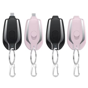 <span class=keywords><strong>Mini</strong></span> batterie externe de poche 1500 mAh à charge rapide pour Android Type-C, chargeur d'urgence porte-clés - Product Image 6