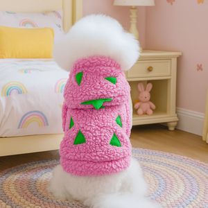 Ropa para mascotas para otoño e invierno, perros pequeños, cachorros, perros y gatos felices, ropa cálida y cómoda, franela corta - Product Image 5