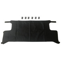 Filets de rideaux de rangement de coffre de voiture en tissu noir pour accessoires de voiture jeep jl