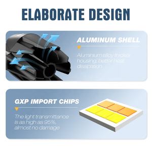 2024 luces LED de trabajo de alta calidad para motocicleta SUV 12V blanco amarillo antiniebla vainas proyector luces 6000K Temperatura de Color - Product Image 4