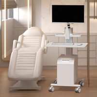 Promotion vente Likaymo chariot médical Mobile pour l'hôpital et la clinique avec plateau de clavier de stockage CPU support de Scanner Oral