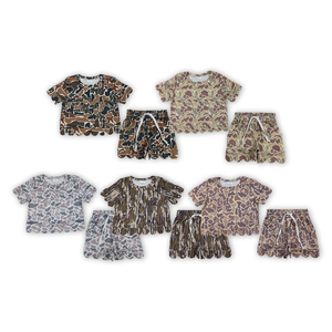 En stock : Ensembles de vêtements d'été pour filles, style camouflage, à volants, pour la mode enfant, prix usine, vente en gros - Product Image 2