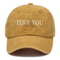Gorra de béisbol de 6 paneles de PVC con letras estampadas y diseño de empalme lavado, con logo impreso, para moda, deportes al aire libre y protección solar
