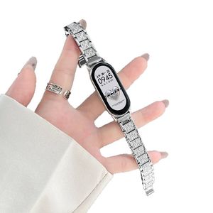 Bracelet en acier inoxydable pour Xiaomi Mi Band 10, compatible avec les bracelets Miband 9/8, et les bracelets Xiaomi 8/9/10. - Product Image 1