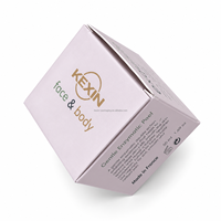 Kexin Vente en gros de boîtes en papier personnalisées pour soins de la peau 30 ml, impression de boîtes de protection solaire, emballage en carton pliable au toucher doux, crème pour le visage