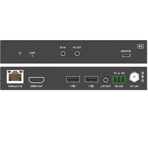 4K UHD HDMI USB C hdbaset2.0 <span class=keywords><strong>Extender</strong></span> Bi-directional <span class=keywords><strong>IR</strong></span> RS-232 EDID 24V PoC cho nhà Rạp hệ thống - Product Image 1
