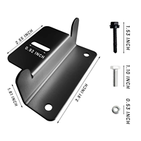 Supports de montage de panneaux solaires en forme de Z en aluminium anodisé noir naturel, résistance au vent 40 m/s, système neige
