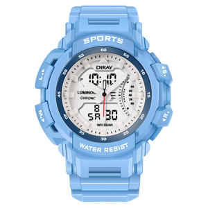 Reloj Digital DIRAY 222AD de Nuevo Estilo con Doble Hora, Caja de Plástico, para Niños y Niñas, con Esfera Luminosa y Correa Luminosa - Product Image 6