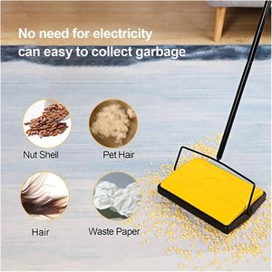 Balai manuel multi-couleurs pour tapis, nettoyeur de poils d'animaux, balai pour tapis et sols, pour la maison, le bureau, les tapis bas et les moquettes - Product Image 5