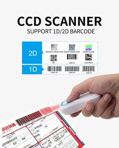 Rfid NFC Đầu đọc thẻ Nhà Văn 2.4 Gam BT không dây 1D + 2D mã Scanner xách tay uid Reader hr58bc - Product Image 3