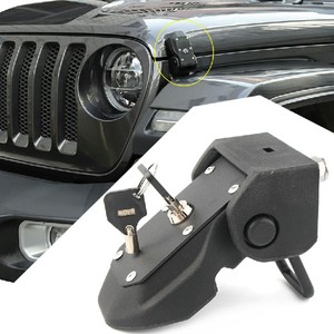 Accessoires de voiture Système de verrouillage centralisé de voiture Poignée en aluminium noire Serrures de porte Verrouillage du capot Verrouillage de sécurité pour <span class=keywords><strong>Jeep</strong></span> <span class=keywords><strong>Wrangler</strong></span> - Product Image 5