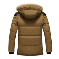 2026 nouveau KJ M-7XL grande taille col de fourrure à capuche hommes veste d'hiver mode chaud homme veste manteau coupe-vent mâle Parkas
