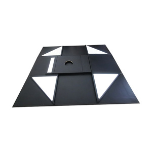Boîte <span class=keywords><strong>cadeau</strong></span> à fermeture magnétique personnalisée 33x11x10.5cm Emballage en carton rigide noir de luxe pour cadeaux de <span class=keywords><strong>vin</strong></span> - Product Image 5