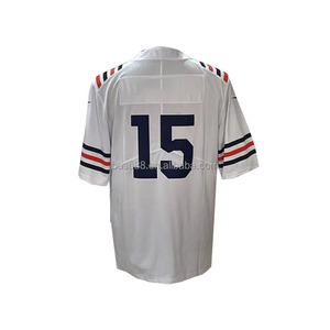 男子青少年芝加哥队 # 34 费顿 # 18号凯尔布·威廉姆斯 # 84 科尔斯顿·洛夫兰 # 15 罗马·奥杜恩泽等美式橄榄球球衣 - Product Image 6