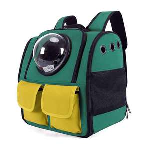 Mochila Transparente Tipo Cápsula Espacial para Mascotas, Impermeable y Resistente, con Cierre de Cremallera, Bolsa de Viaje Portátil para Exteriores - Product Image 1