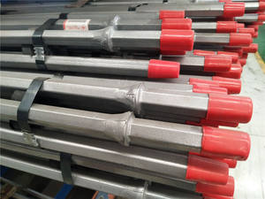 8 Foot Tapered <strong>Drill</strong> <strong>Rod</strong> Hex.25 Forged Alloy <strong>Special</strong> Steel Long Service Life for Rock Drilling Mining Equipment Tools Santai - Product Image 2