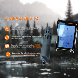 수질 온라인 분석기 (pH, 암모니아 질소, 탁도, 다중 매개변수 측정기, RS485, pH, EC, DO, ORP, COD, 폐수용) - Product Image 3
