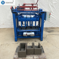 Machine automatique de fabrication de briques creuses à 3 trous, machine à blocs de ciment emboîtables en béton