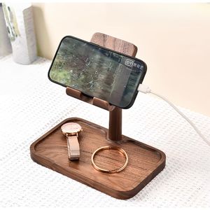 حامل هاتف محمول خشبي قابل للتعديل ومحمول للورش - حامل أجهزة لوحية متعدد الاستخدامات - Product Image 3