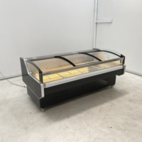 Réfrigérateur de présentation pour supermarché, refroidisseur commercial, vitrine réfrigérée pour viande, armoire réfrigérée pour viande et poisson