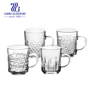 Taza de Vidrio Blanco de 8oz para Té y Café, Éxito de Ventas en el Mercado de Inglaterra y Polonia, Taza de Vidrio para Beber en Casa, Venta al por Mayor para Supermercados - Product Image 1