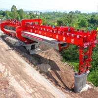Underbridge Launcher Trolley U Modelo Bridge Girder Beam Erection 200Ton Lanzamiento Girder Grúa de pórtico para la venta