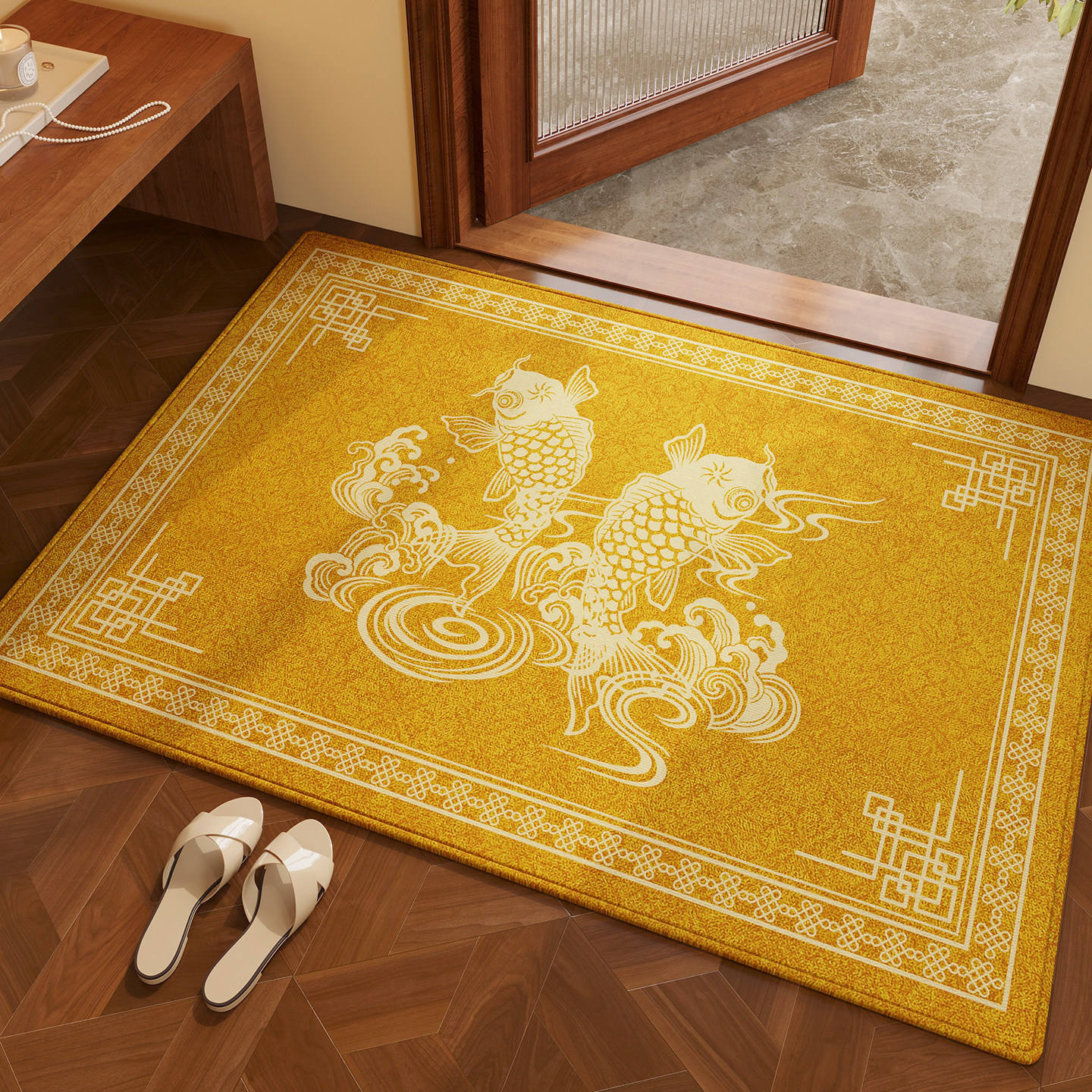 ปลาคาร์พกระโดดข้ามคลื่นแห่งโชคลาภ