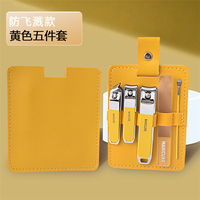 WELLFLYER MS-1173 vente en gros coupe-ongles ensemble 5 pièces extractible manucure ensemble soins de beauté coupe-ongles lime à ongles Earpick personnaliser