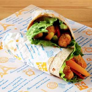 Papel Envoltorio para Hamburguesas y Sándwiches Personalizado, Papel Antigrasa de Grado Alimenticio con Logotipo - Product Image 2