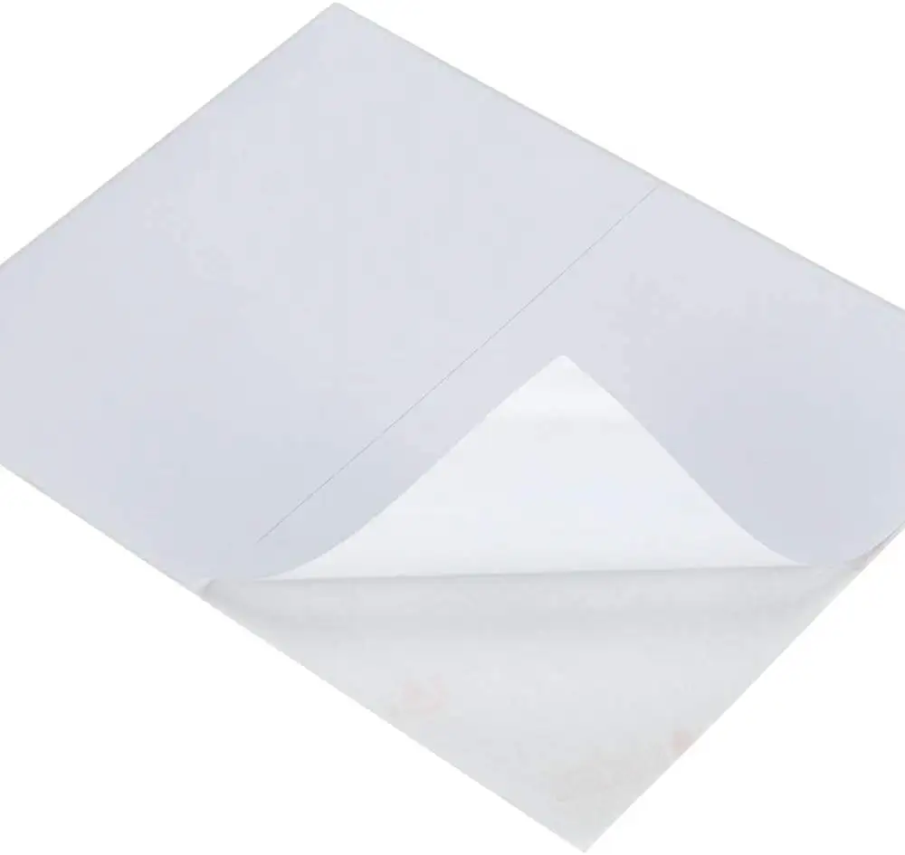 Reusable High Quality A4 Size Adhesive inkjet laser Paper Sticker Economical Packaging Labels