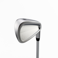 Ensemble de fers de golf en acier au carbone 1020 pour droitiers, logo personnalisé OEM, accessoires comprenant un sac de club, un protège-tête, durable, réutilisable, wedge de sable