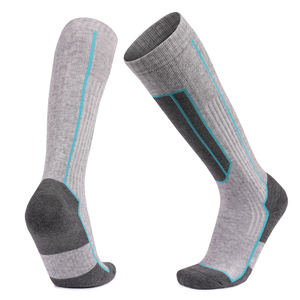 Tùy Chỉnh Dành Cho Người Lớn Merino Len Trượt Tuyết Đầu Gối Vớ Cao Với Dày Khăn Dưới Ngoài Trời Thể Thao Dệt Kim Vớ Cho Mùa Đông Kích Thước Thanh Niên - Product Image 2