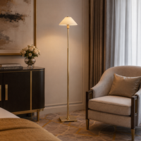 Lampes sur pied en métal antique modernes, en laiton, pour salon, décoration intérieure, éclairage intérieur, chambre à coucher, hôtel, lampes de chevet