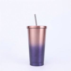 Vasos de Acero Inoxidable de 30oz con Asa y Pajitas para Sublimación, Diseño Novedoso 2024, Venta al por Mayor a Granel - Product Image 3