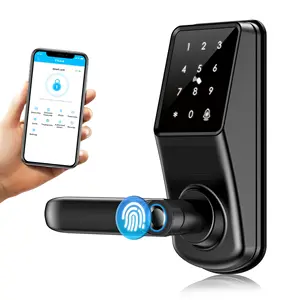 Tốt Nhất Amazon Hotsell Dễ Dàng Cài Đặt Mini Tuya Ttlock App Wifi Thẻ Thông Minh Kỹ Thuật Số E Dấu Vân Tay Khóa