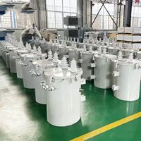 Vente directe usine Transformateurs immergés monophasés montés sur poteau 60HZ 25 KVA 50 KVA 100 KVA 333 KVA 13.8KV 34.5KV 480V