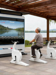 Équipement de cyclisme virtuel extérieur intelligent Smart Park AI avec reconnaissance faciale, surveillance des données en temps réel, pour la famille et les enfants - Product Image 2