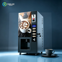 Machine à café automatique compacte, petite en taille, idéale pour les bureaux et les mini-cafés.