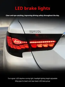 FT luci auto per <span class=keywords><strong>Toyota</strong></span> Mark <span class=keywords><strong>X</strong></span> RGB luci posteriori 2010-2017 Reiz LED luce luce di direzione dinamica gruppo luci posteriori per auto - Product Image 2