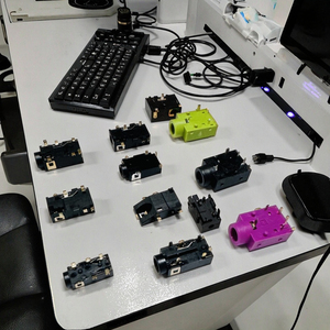 Chất lượng cao pj3.5 Dual Channel giao diện âm thanh video ổ cắm 50A Đồng 16A Nylon điện RF tai nghe stereo/Mono 10A đánh giá - Product Image 2