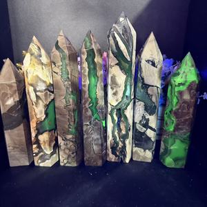 <span class=keywords><strong>Torre</strong></span> di Cristallo Incisa e Lucidata di Alta Qualità a Prezzo di Fabbrica, <span class=keywords><strong>Torre</strong></span> di Agata Fluorescente di Kindfull Crystal - Product Image 5