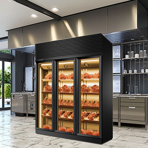 Vitrine Réfrigérée Monotempérature pour Viande, Refroidissement par Air, Verre Certifié pour Présentation en Magasin - Product Image 4