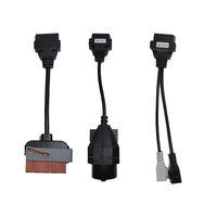 Cables de diagnóstico obd2 para coche, conjunto completo de 8 cables 8 en 1 de alta calidad, Cables de interfaz OBD II para vehículo Universal